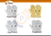 Goat Grain Cow Split Leather Driving Gloves Reflective Safety Clothing Comfortable Abrasion Resistant for Work