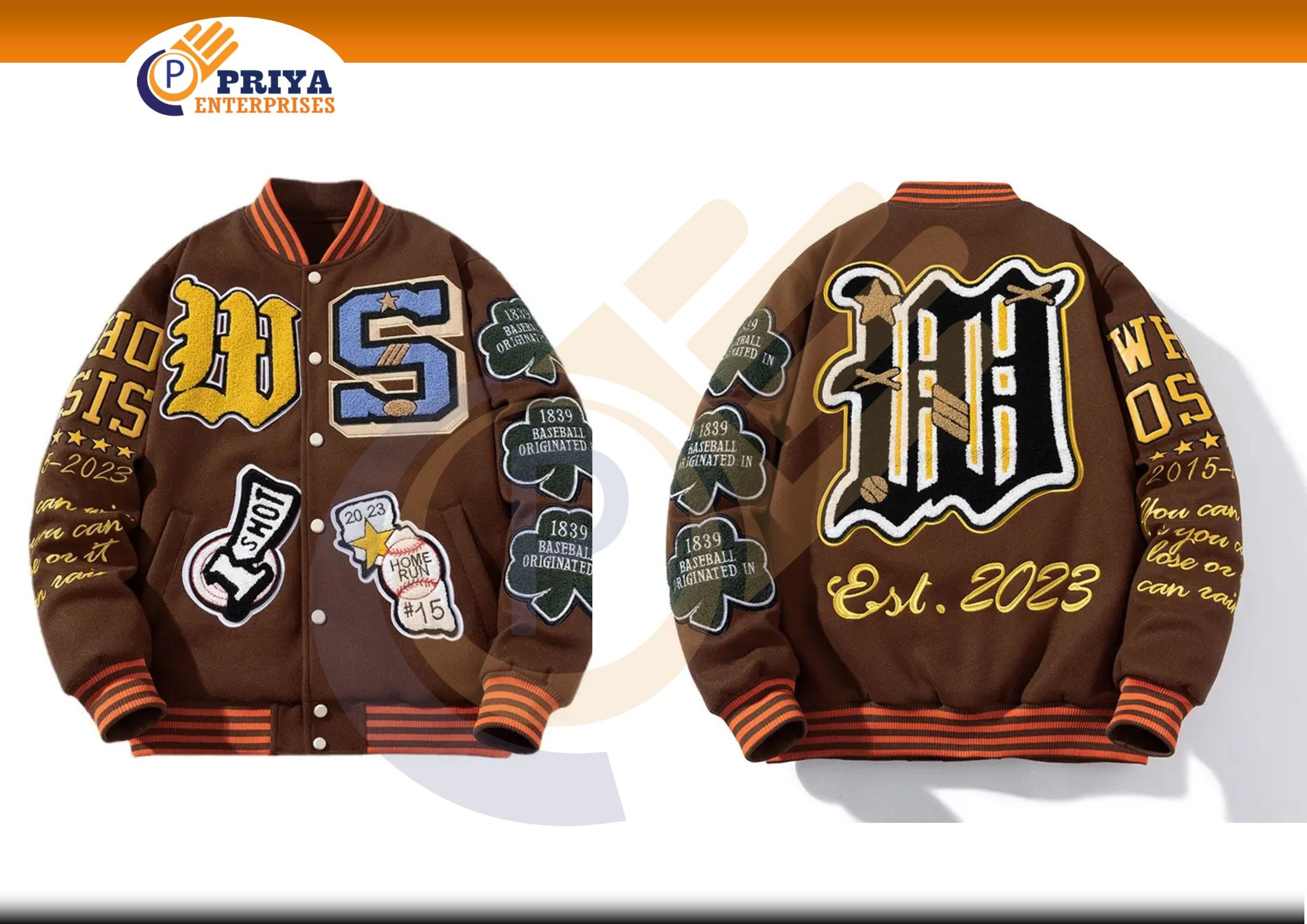 Student Jacket School Uniform Basketball Custom Chenille Patch Varsity Jacket Women Winter Jacket Canvas Fabric