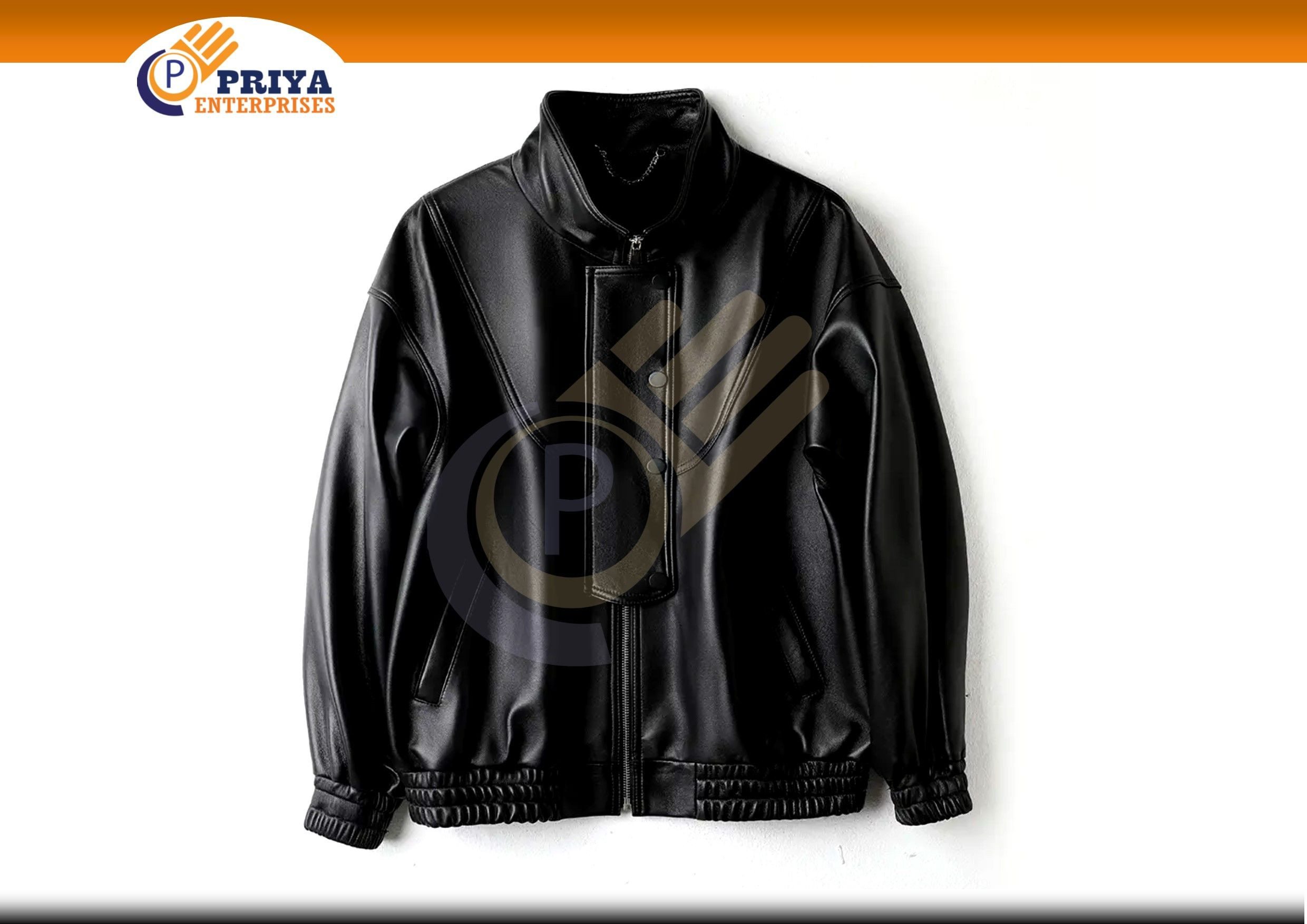 Leather motorcycle jacket sheepskin leather jacket 100% genuine leather jacket for women